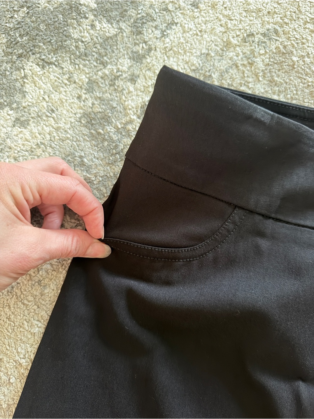 Ruby Rd. Black Pull-On Capri Pants - Picture 3 of 3